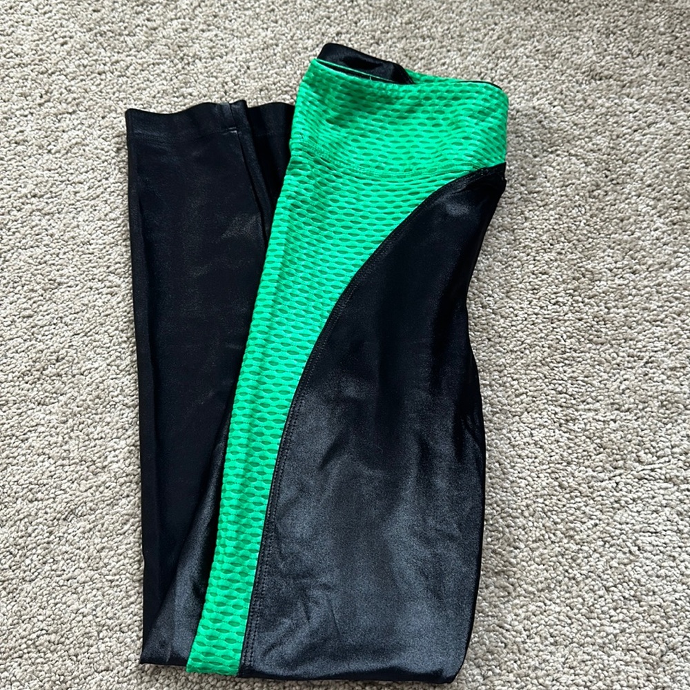 Koral black & green leggings